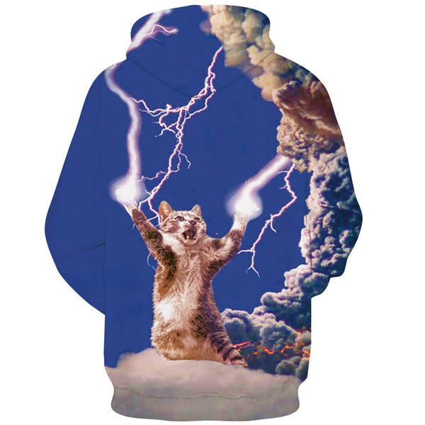 Lightning hot sale cat hoodie