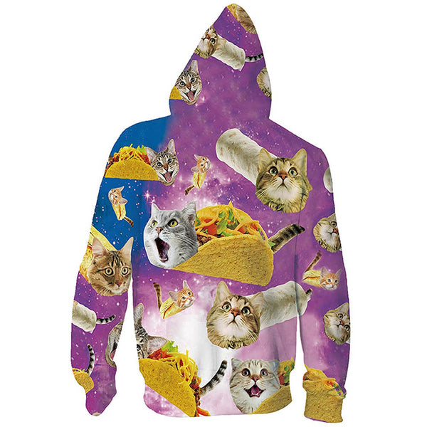 Taco cat hoodie sale