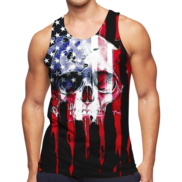 Flag Pants :American Flag Pants Men's Famous F500 by Best Form - Tank Top