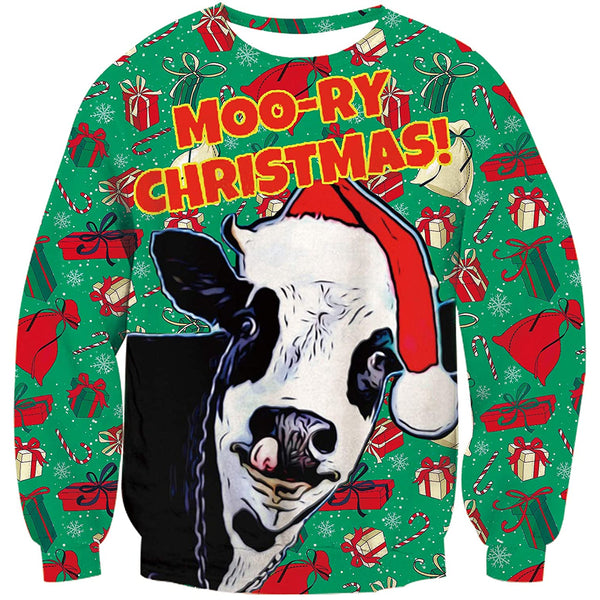 Cow sweater hotsell