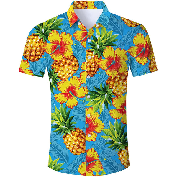 Pineapple shirt button up hotsell