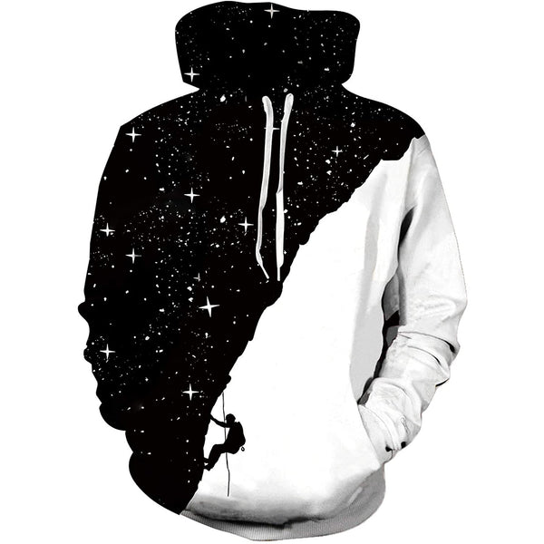 White clearance galaxy hoodie