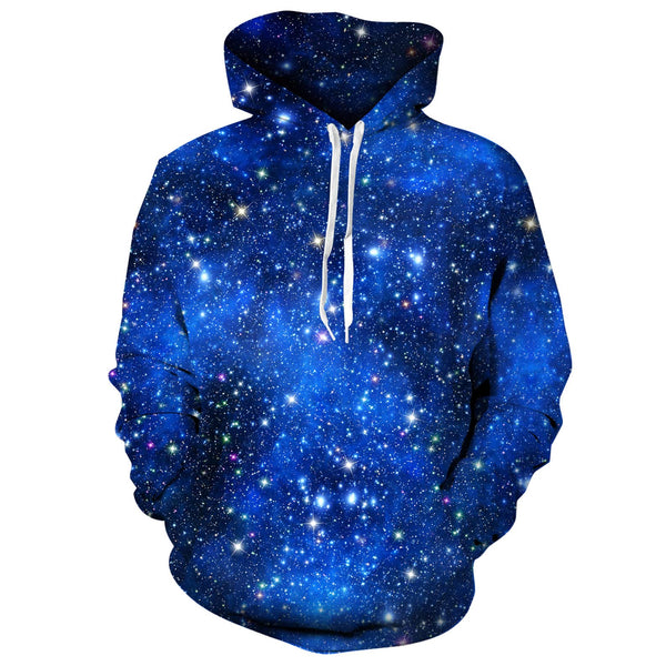 Blue galaxy hoodie fashion