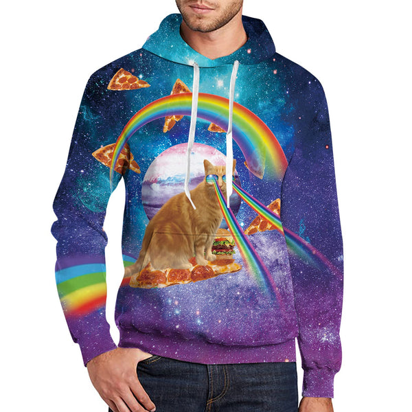 Buy Biggdesign Owl And City Hoodie, Multicolor, Cat and City