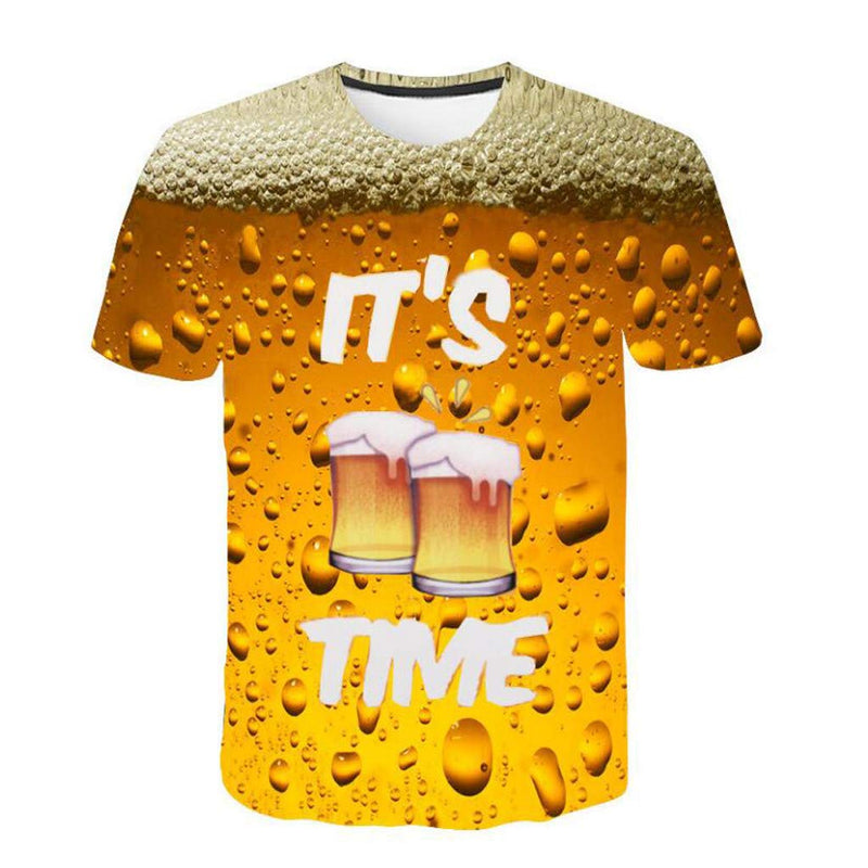 Het is biertijd Grappig T-shirt