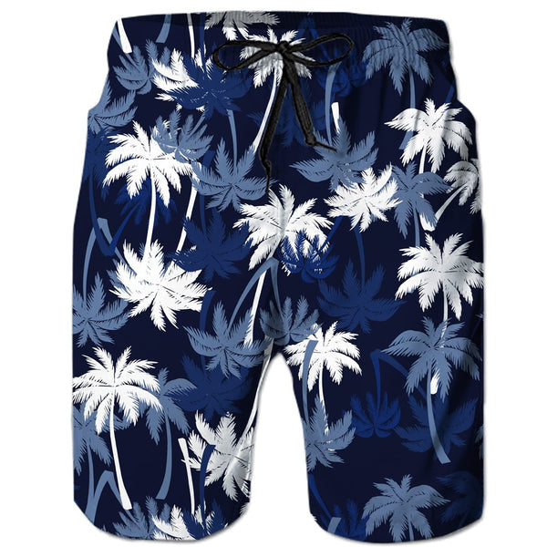 Boardshorts mit Kokosnussbaum-Motiv