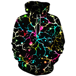 Colorful Crack Funny Hoodie