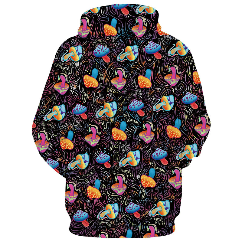 Colorful Mushroom Funny Hoodie