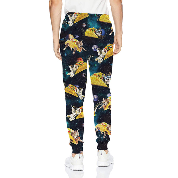 Space Taco Cat Funny Sweatpants