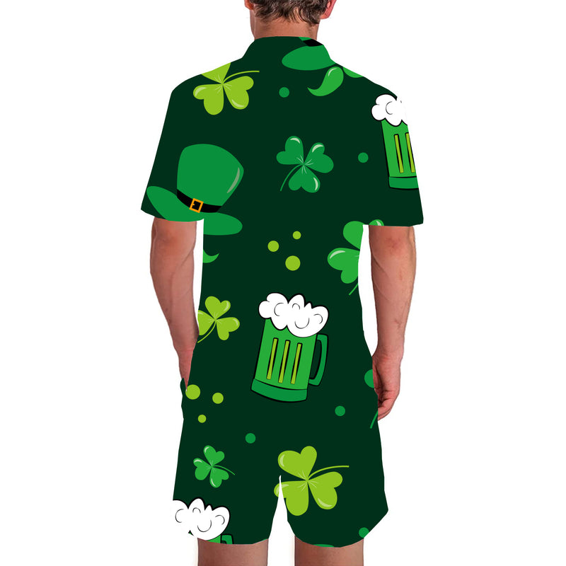 St Patrick's Day Funny Men Romper