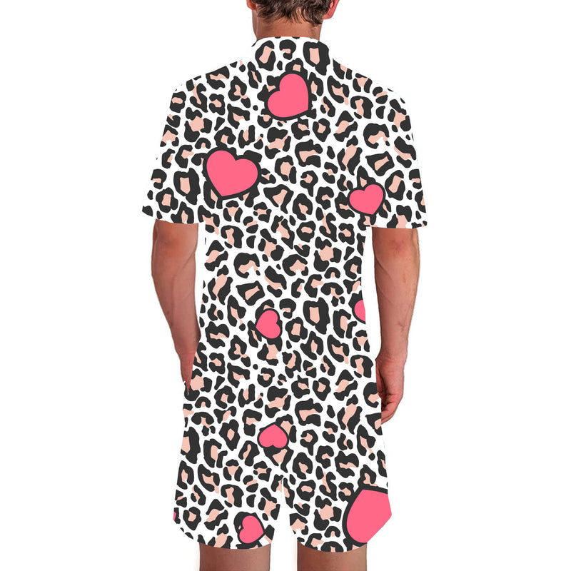 Leopard Love Funny Male Romper