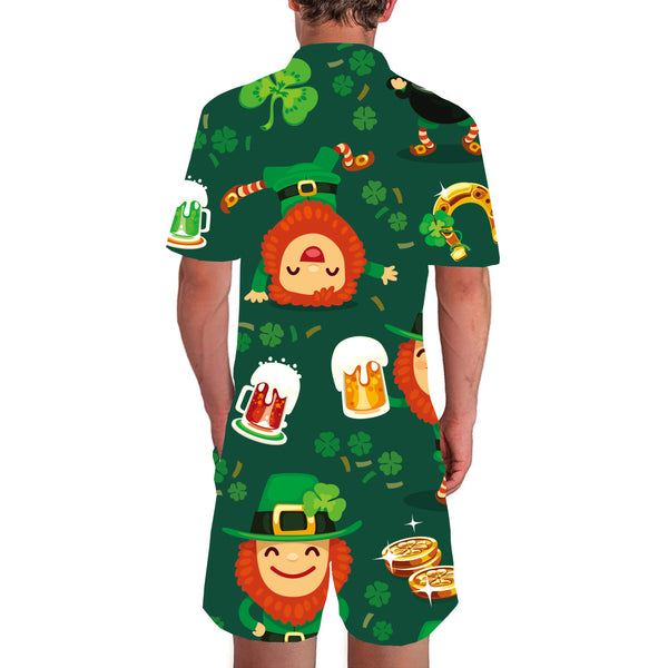 St Patrick's Day Funny Men Romper