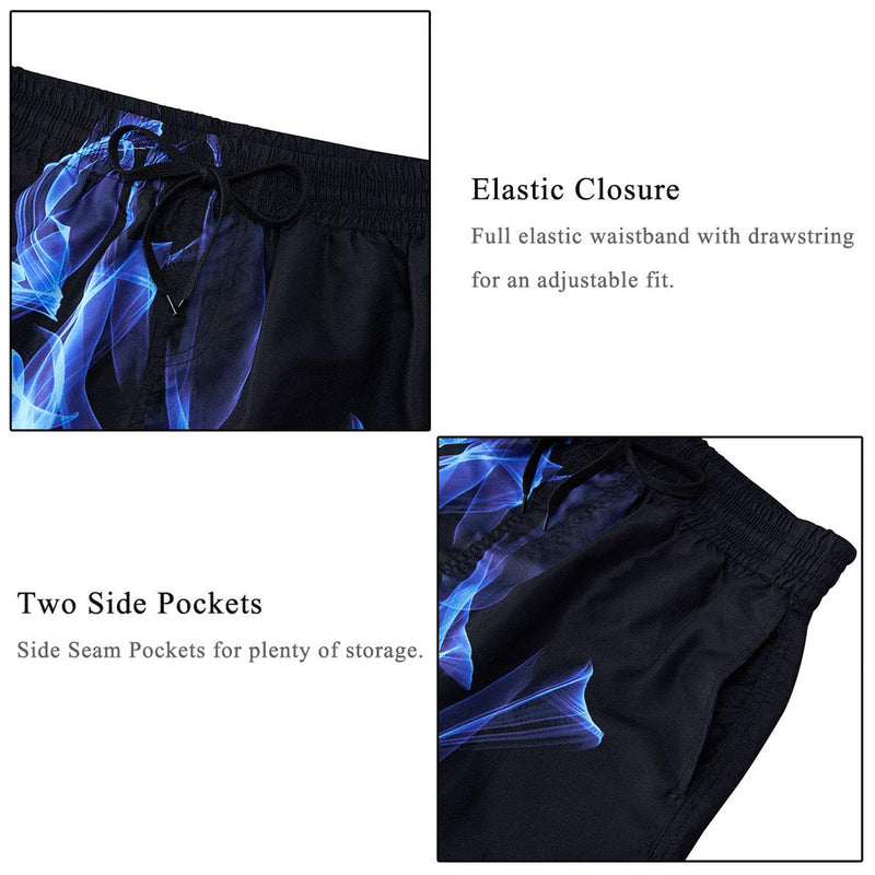 Blue Smoke Funny Board Shorts