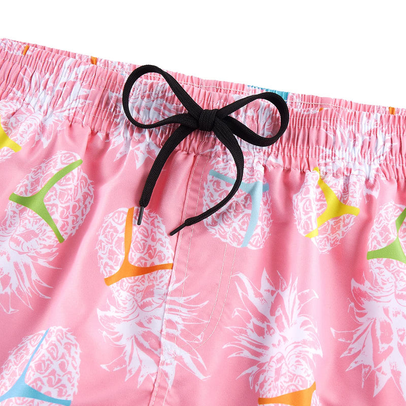 Bikini Ananas Roze Grappige Board Shorts