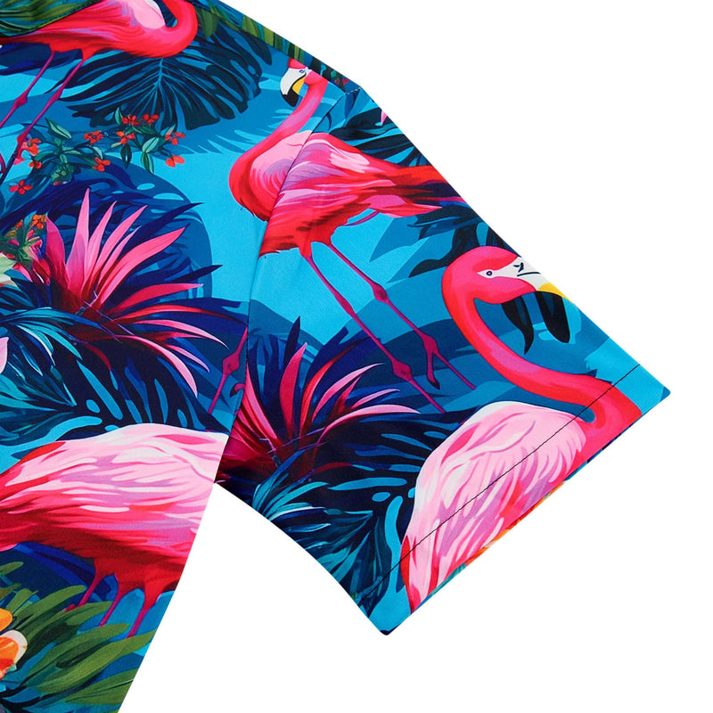 Floral Flamingo Funny Men Romper