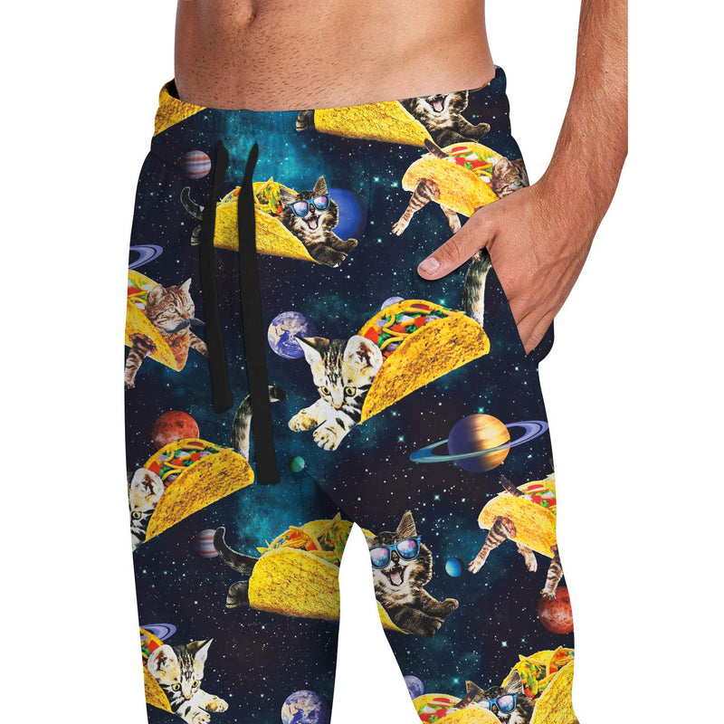 Space Taco Cat Funny Sweatpants