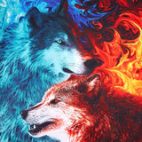 Ice and discount fire wolf hoodie