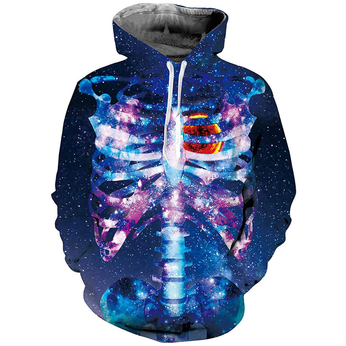 Galaxy splatter pullover hoodie best sale