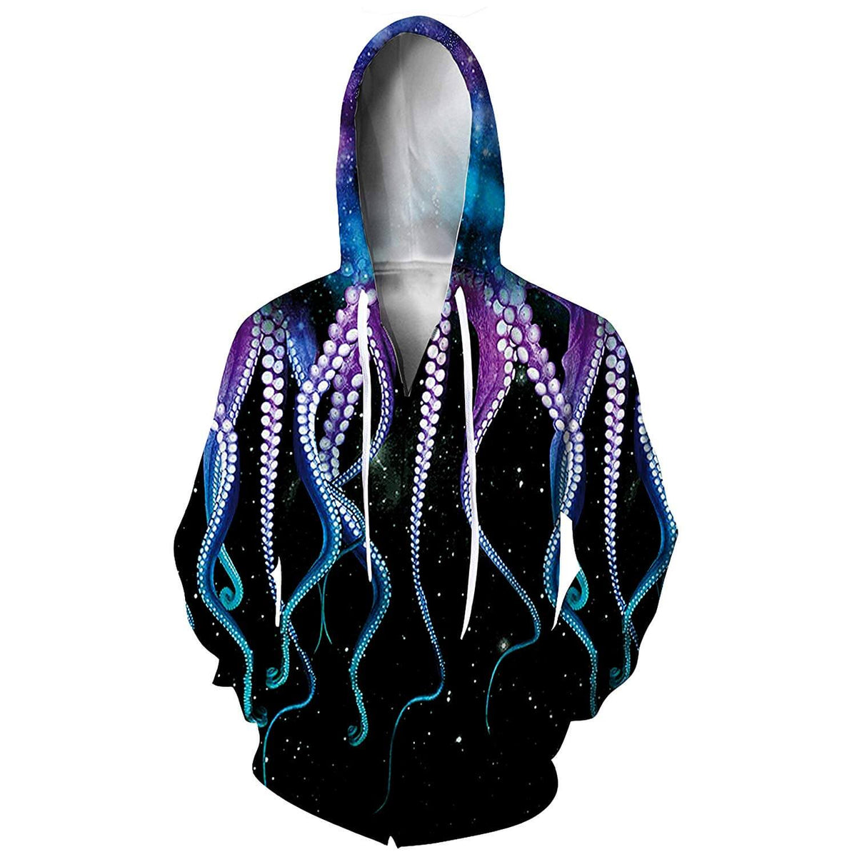 Colorful Octopus Hoodie D F Clothing