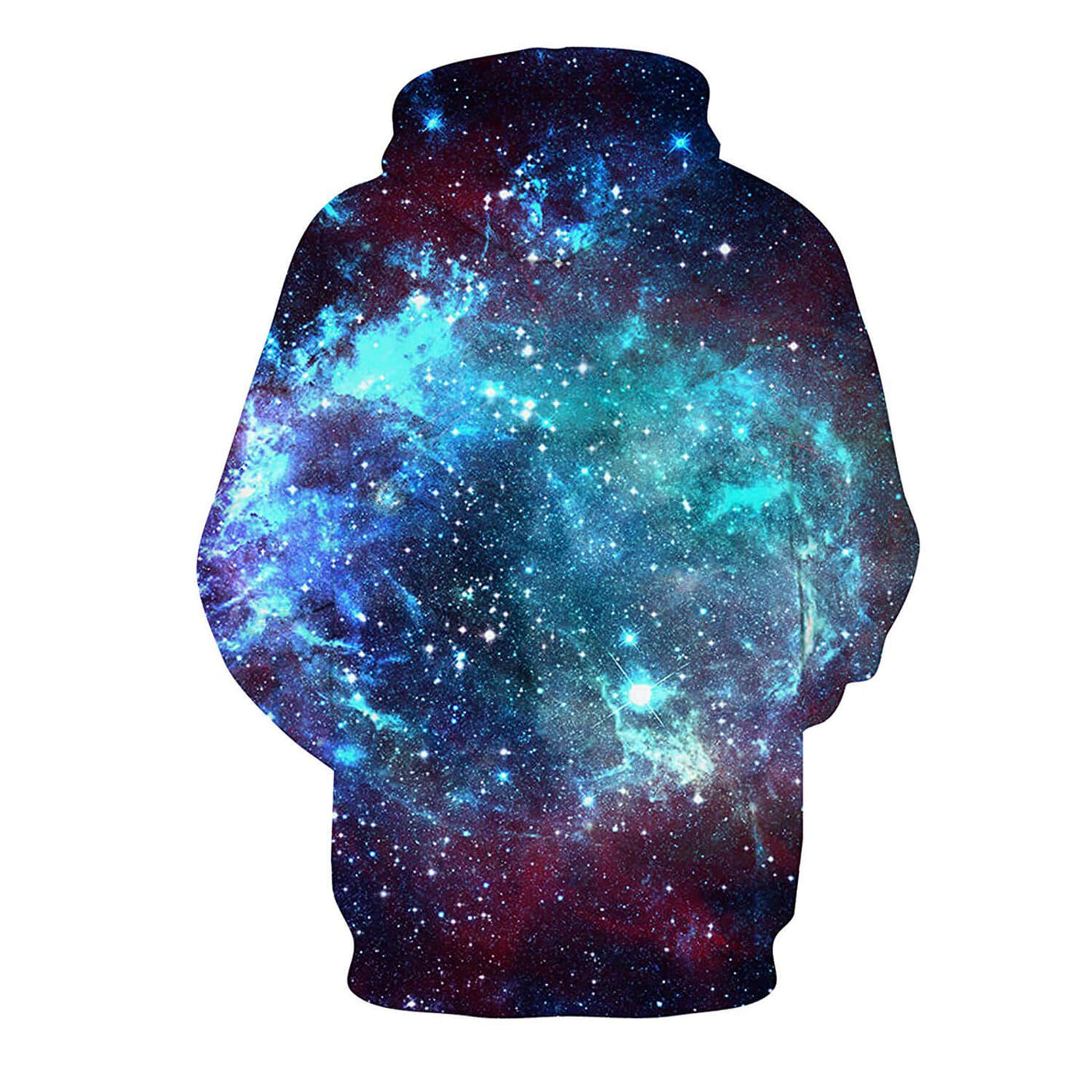 Sea of Stars outlets Space Galaxy Cosmos Nebula Galactic Blue AOP Unisex Zip Hoodie