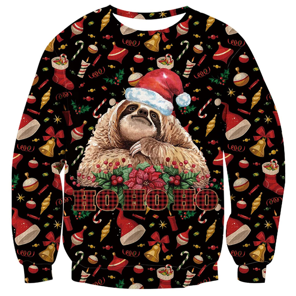 Sloth on sale christmas sweatshirt