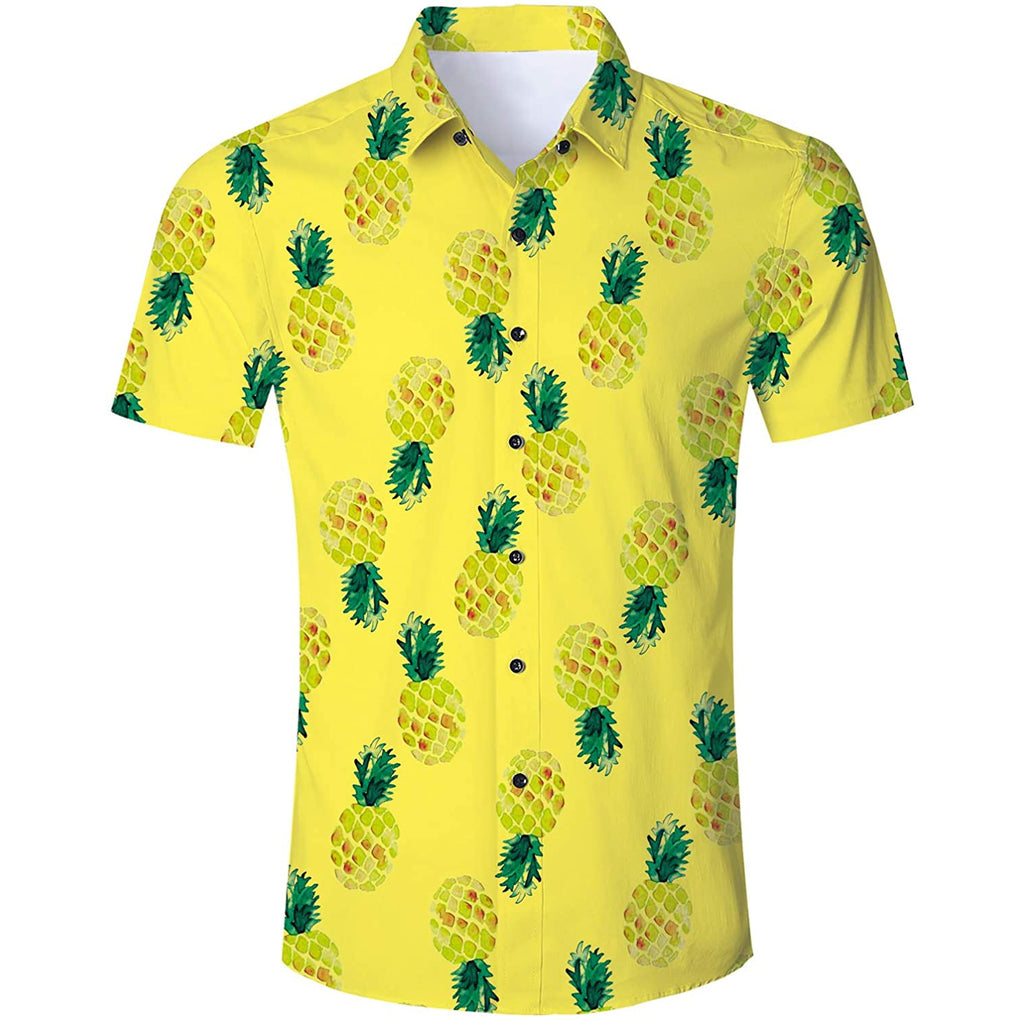 Pineapple button down outlet shirt