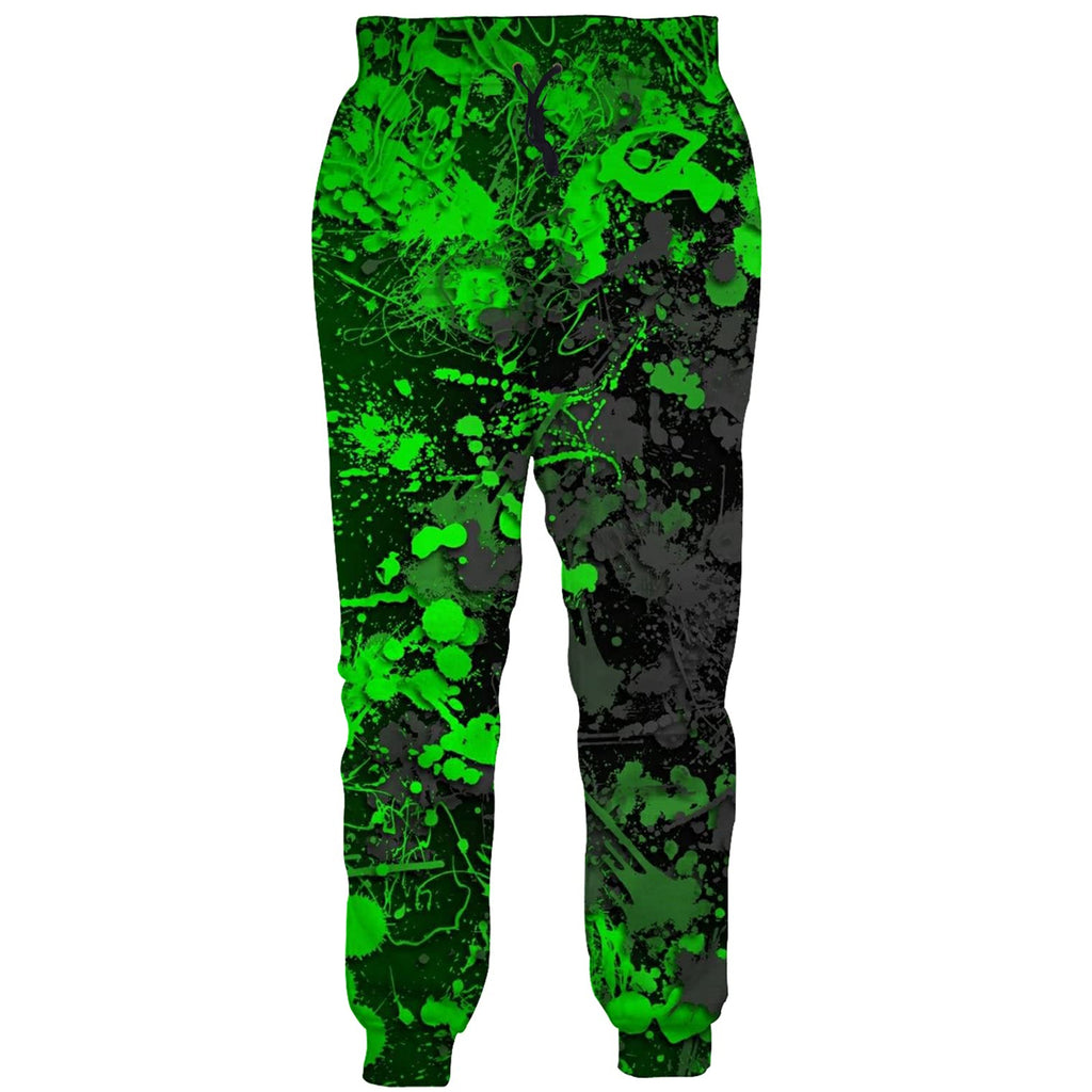 Green Skeleton Sweatpants – D&F Clothing