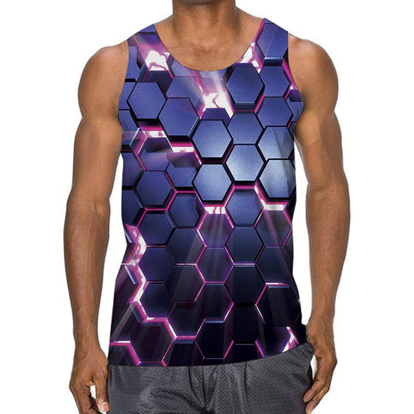 Optische illusie grappig tanktopje