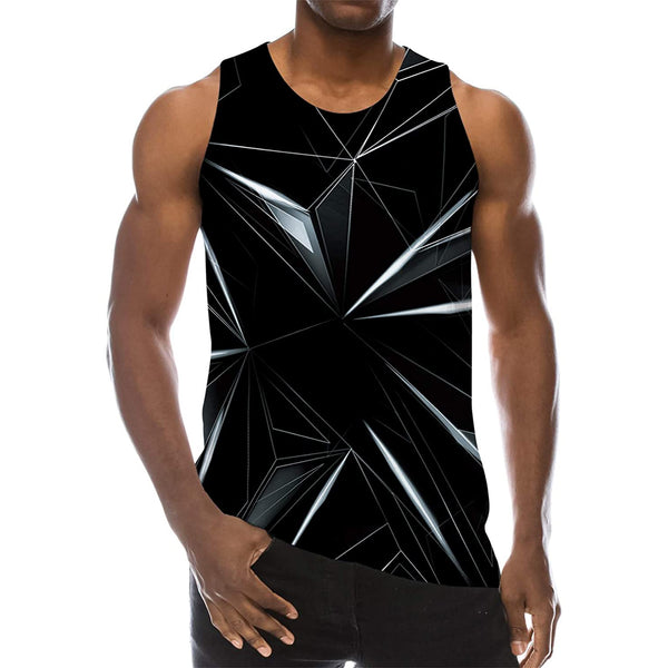 Grappige tanktop met diamant