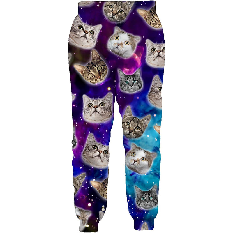 Crazy Cat Lady Unisex Fleece Sweatpants, Gifts for Her, Cat Lover