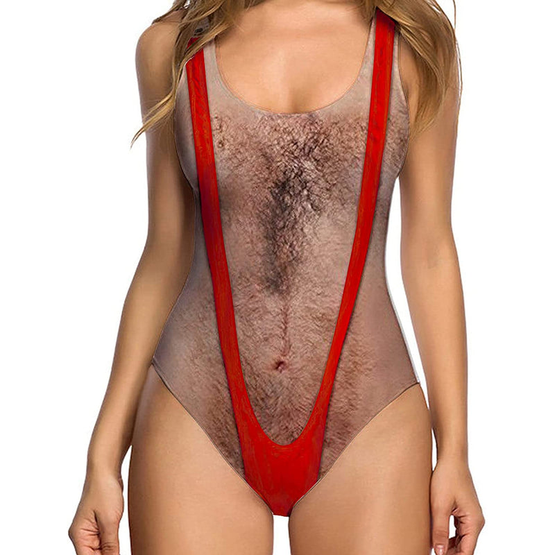 Women's One Piece Lingerie Swimwear See Through Sheer Mesh Body Suits High  Cut Bathing Suit