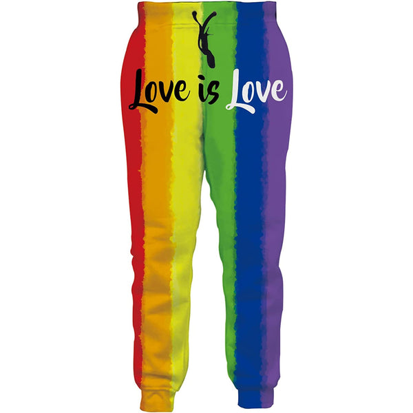 Lustige Jogginghosen mit Gay-Pride-Motiv