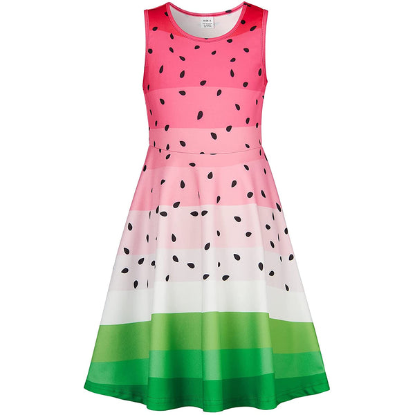 Wassermelone lustiges Mädchenkleid