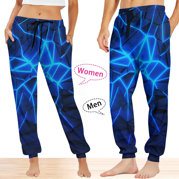 Blue Crack Funny Sweatpants