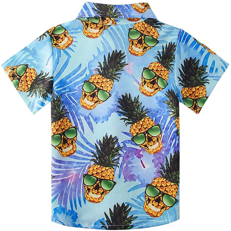 Sonnenbrille Totenkopf Ananas Lustiges Kleinkind Hawaiihemd