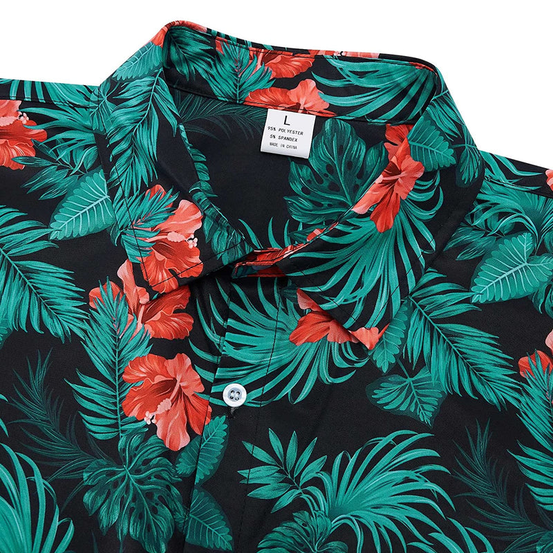 Floral Leaf Funny Hawaiian Shirt